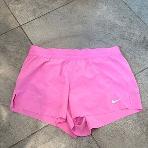 Nike Women's Vibrant Pink Athletic Shorts